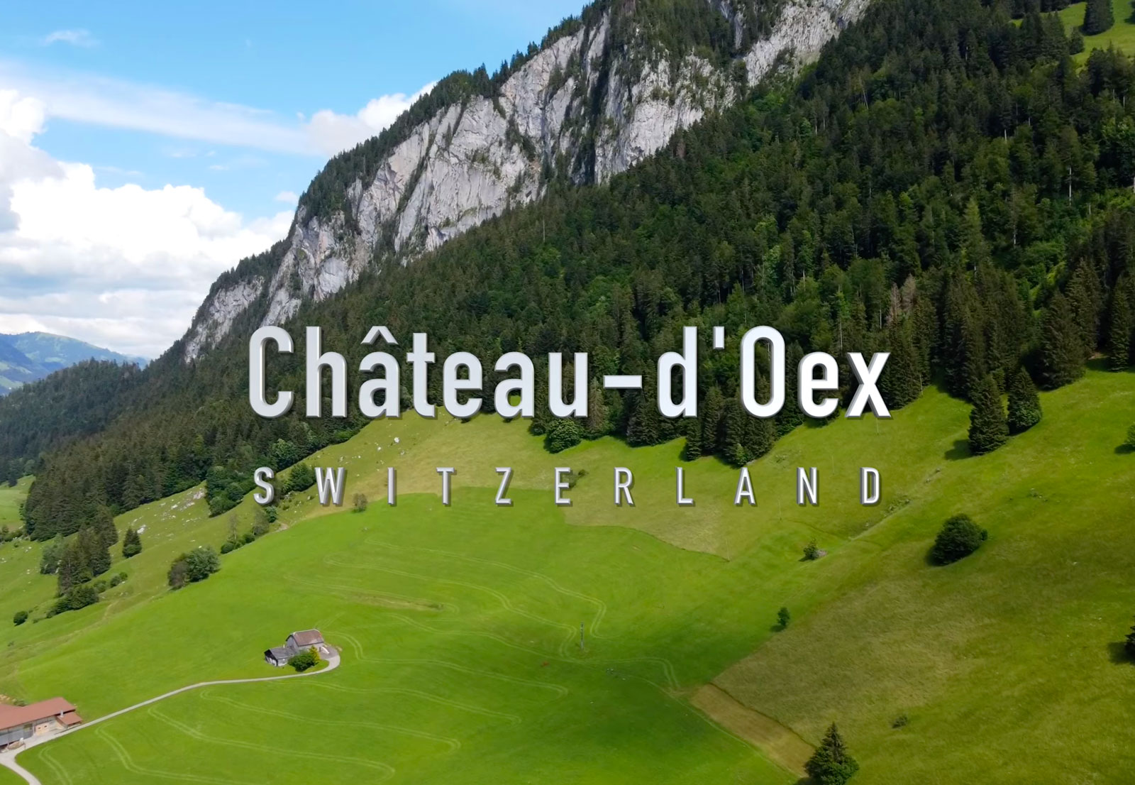 Vidéo Château-d'Oex en 4k UHD